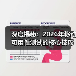 深度揭秘：2026年移动可用性测试的核心技巧与实践指南（图2）