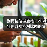 别再傻傻做表格！2026年网站功能对比图的降维打击法（图3）