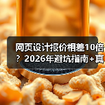 网页设计报价相差10倍？2026年避坑指南+真实成本拆解