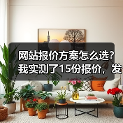 网站报价方案怎么选？我实测了15份报价，发现报价单里藏着这些坑（图3）