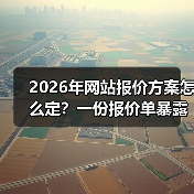 2026年网站报价方案怎么定？一份报价单暴露90%公司坑在哪（图3）