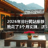 2026年排行网站推荐：我花了3个月实测，这5个真能打（图2）