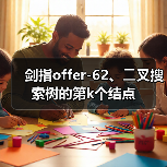 剑指offer-62、⼆叉搜索树的第k个结点（图4）