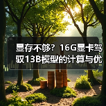 显存不够？16G显卡驾驭13B模型的计算与优化全指南（图4）