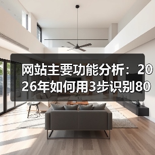 网站主要功能分析：2026年如何用3步识别80%的无效功能？