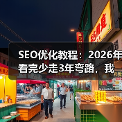 SEO优化教程:2026年看完少走3年弯路,我交了学费才明白(图3) SEO优化教程:2026年看完少走3年弯路,我交了学费才明白(图3)