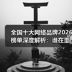 全国十大网络品牌2026榜单深度解析：谁在重新定义中国品牌？