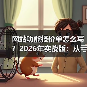 网站功能报价单怎么写?2026年实战版:从亏钱到溢价300%的报价心法(图3) 网站功能报价单怎么写?2026年实战版:从亏钱到溢价300%的报价心法(图3)