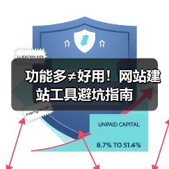 功能多≠好用!网站建站工具避坑指南(图2) 功能多≠好用!网站建站工具避坑指南(图2)
