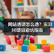 网站选项怎么选?实测30项目避坑指南(图2) 网站选项怎么选?实测30项目避坑指南(图2)