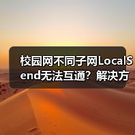 校园网不同子网LocalSend无法互通?解决方案(图4) 校园网不同子网LocalSend无法互通?解决方案(图4)