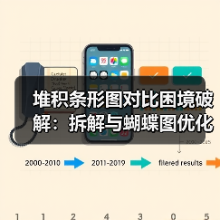 堆积条形图对比困境破解：拆解与蝴蝶图优化策略