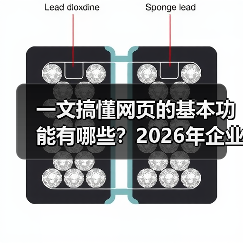 一文搞懂网页的基本功能有哪些?2026年企业建站必看指南(图2) 一文搞懂网页的基本功能有哪些?2026年企业建站必看指南(图2)