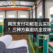 网页支付功能怎么实现?三种方案避坑全攻略(图2) 网页支付功能怎么实现?三种方案避坑全攻略(图2)