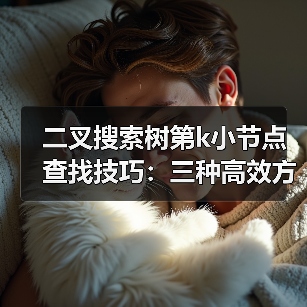 二叉搜索树第k小节点查找技巧:三种高效方法详解(图3) 二叉搜索树第k小节点查找技巧:三种高效方法详解(图3)
