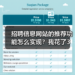 招聘信息网站的推荐功能怎么实现？我花了3个月踩坑终于搞懂了（图2）