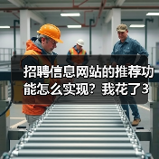 招聘信息网站的推荐功能怎么实现？我花了3个月踩坑终于搞懂了（图4）