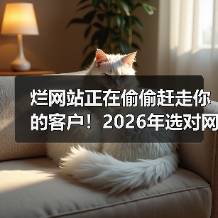 烂网站正在偷偷赶走你的客户!2026年选对网站的5个黄金法则(图2) 烂网站正在偷偷赶走你的客户!2026年选对网站的5个黄金法则(图2)