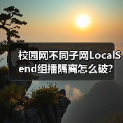 校园网不同子网LocalSend组播隔离怎么破？（图3）