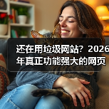 还在用垃圾网站？2026年真正功能强大的网页长这样（图3）