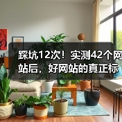 踩坑12次！实测42个网站后，好网站的真正标准是什么？（图2）