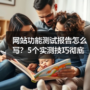 网站功能测试报告怎么写？5个实测技巧彻底排除Bug（图4）