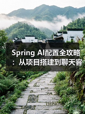 Spring AI配置全攻略:从项目搭建到聊天客户端实战(图3) Spring AI配置全攻略:从项目搭建到聊天客户端实战(图3)