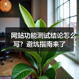 网站功能测试结论怎么写?避坑指南来了(图1) 网站功能测试结论怎么写?避坑指南来了(图1)