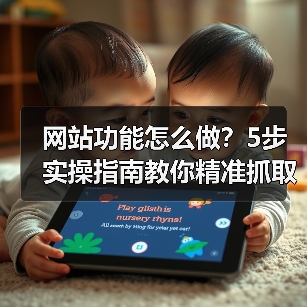 网站功能怎么做？5步实操指南教你精准抓取用户留存关键点（图2）