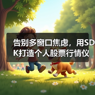 告别多窗口焦虑,用SDK打造个人股票行情仪表盘(图2) 告别多窗口焦虑,用SDK打造个人股票行情仪表盘(图2)
