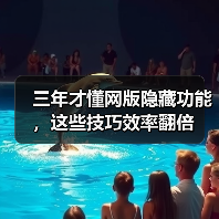 三年才懂网版隐藏功能，这些技巧效率翻倍