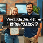Vue3大屏适配不用rem?我的实战经验分享(图3) Vue3大屏适配不用rem?我的实战经验分享(图3)