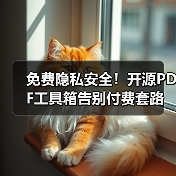 免费隐私安全!开源PDF工具箱告别付费套路(图1) 免费隐私安全!开源PDF工具箱告别付费套路(图1)