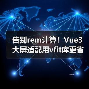 告别rem计算！Vue3大屏适配用vfit库更省心