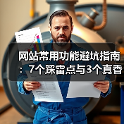 网站常用功能避坑指南：7个踩雷点与3个真香定律