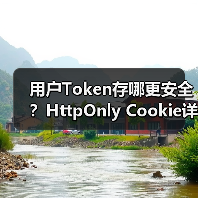 用户Token存哪更安全？HttpOnly Cookie详解