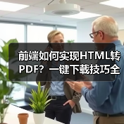 前端如何实现HTML转PDF?一键下载技巧全解析(图2) 前端如何实现HTML转PDF?一键下载技巧全解析(图2)