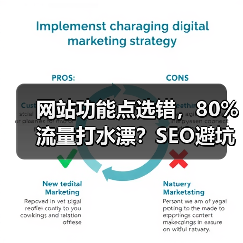 网站功能点选错，80%流量打水漂？SEO避坑指南
