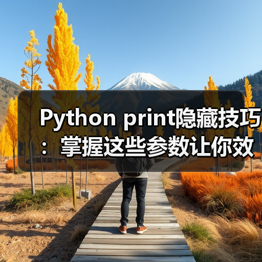 Python print隐藏技巧:掌握这些参数让你效率翻倍!(图4) Python print隐藏技巧:掌握这些参数让你效率翻倍!(图4)