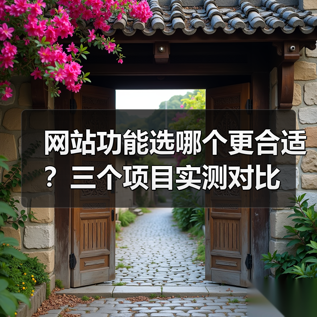 网站功能选哪个更合适?三个项目实测对比(图3) 网站功能选哪个更合适?三个项目实测对比(图3)