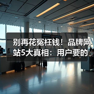 别再花冤枉钱!品牌网站5大真相:用户要的是信任而非酷炫设计(图1) 别再花冤枉钱!品牌网站5大真相:用户要的是信任而非酷炫设计(图1)