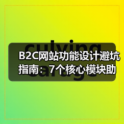 B2C网站功能设计避坑指南:7个核心模块助你高效转化(图1) B2C网站功能设计避坑指南:7个核心模块助你高效转化(图1)