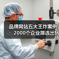 品牌网站五大王炸案例:2000个企业筛选出转化率提升的秘密(图2) 品牌网站五大王炸案例:2000个企业筛选出转化率提升的秘密(图2)