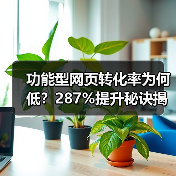功能型网页转化率为何低？287%提升秘诀揭秘