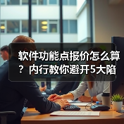 软件功能点报价怎么算?内行教你避开5大陷阱!(图2) 软件功能点报价怎么算?内行教你避开5大陷阱!(图2)