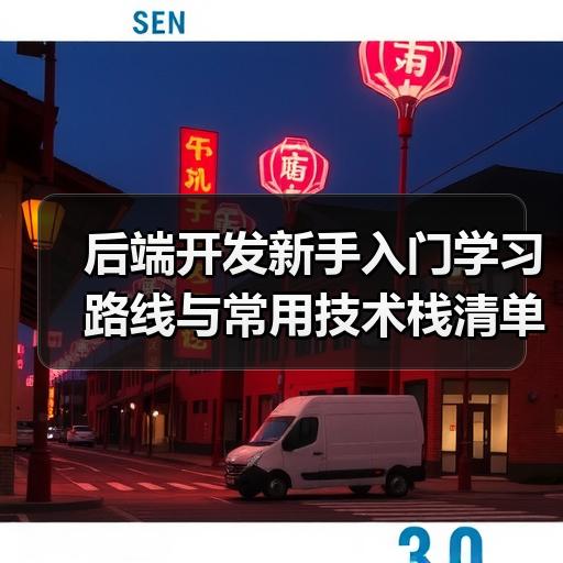 后端开发新手入门学习路线与常用技术栈清单