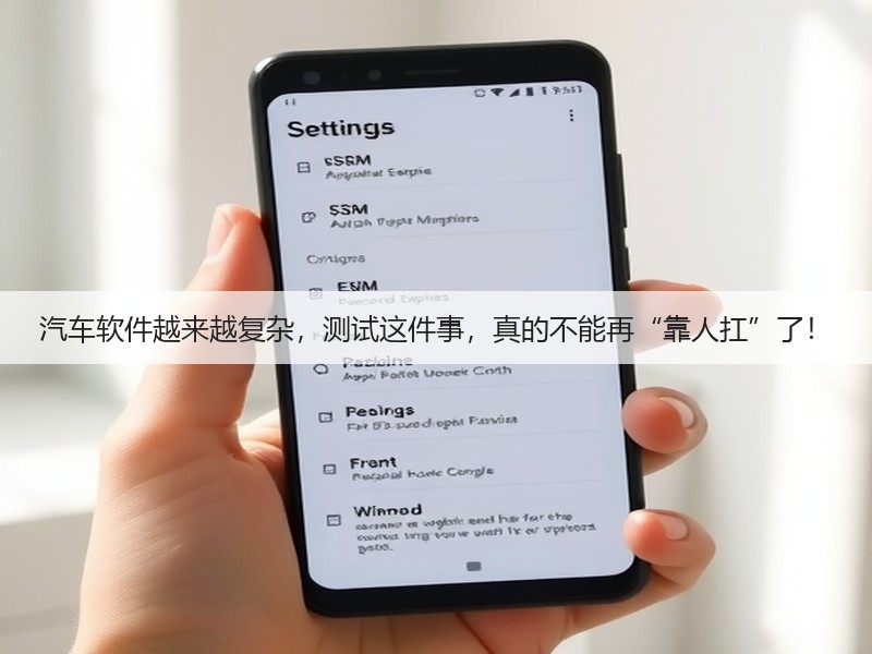 汽车软件越来越复杂,测试这件事,真的不能再“靠人扛”了!(图1) 汽车软件越来越复杂,测试这件事,真的不能再“靠人扛”了!(图1)