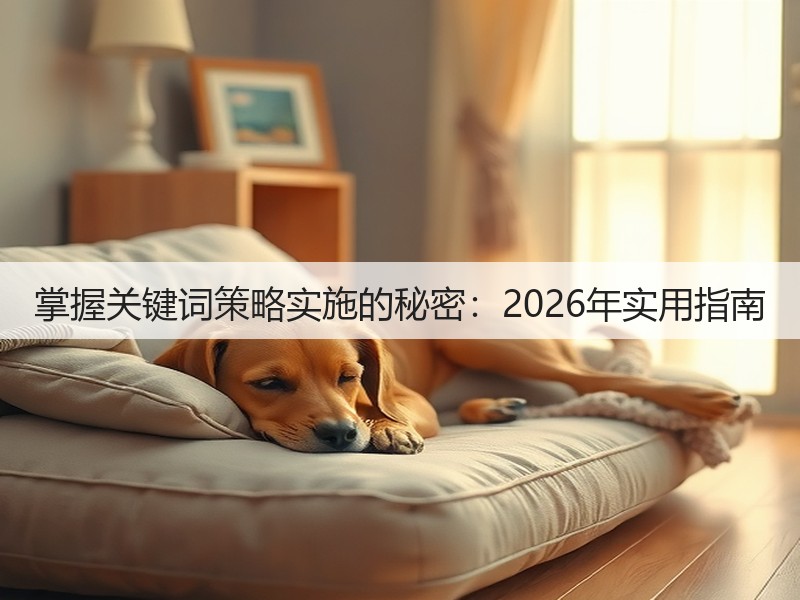 掌握关键词策略实施的秘密:2026年实用指南(图2) 掌握关键词策略实施的秘密:2026年实用指南(图2)