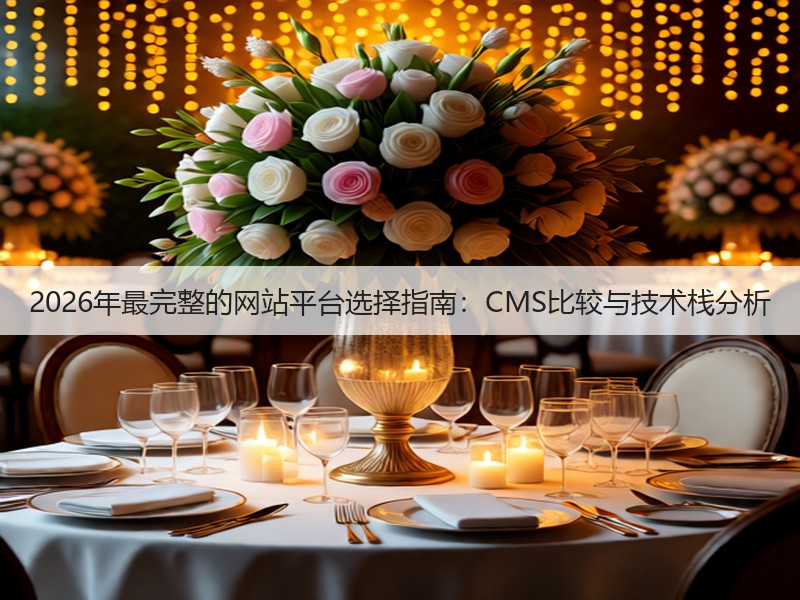 2026年最完整的网站平台选择指南:CMS比较与技术栈分析(图1) 2026年最完整的网站平台选择指南:CMS比较与技术栈分析(图1)