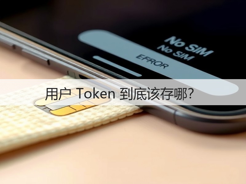 用户 Token 到底该存哪?(图2) 用户 Token 到底该存哪?(图2)